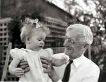 Robert Burwell Nelson, with toddler Sally Scully